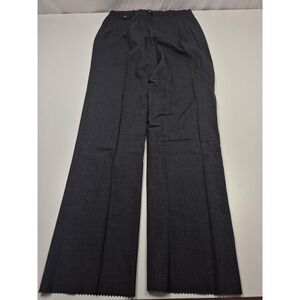 VTG Racquet Club Dress Pants Mens 34x36 Gray Wool Pleated Straight Flannel